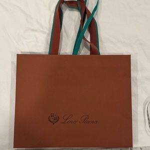 Loro Piana Shopping Bag Gift Bag